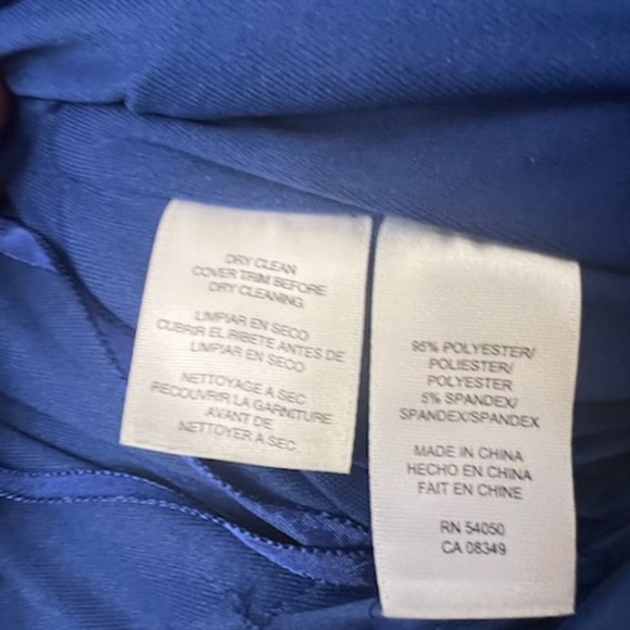 Ann Klein Royal Blue Dress 14 - Picture 8 of 8